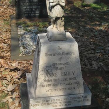 LEWIS Cynthia Ann 1925-1958 :: LEWIS Anne-Emily 1945-1956