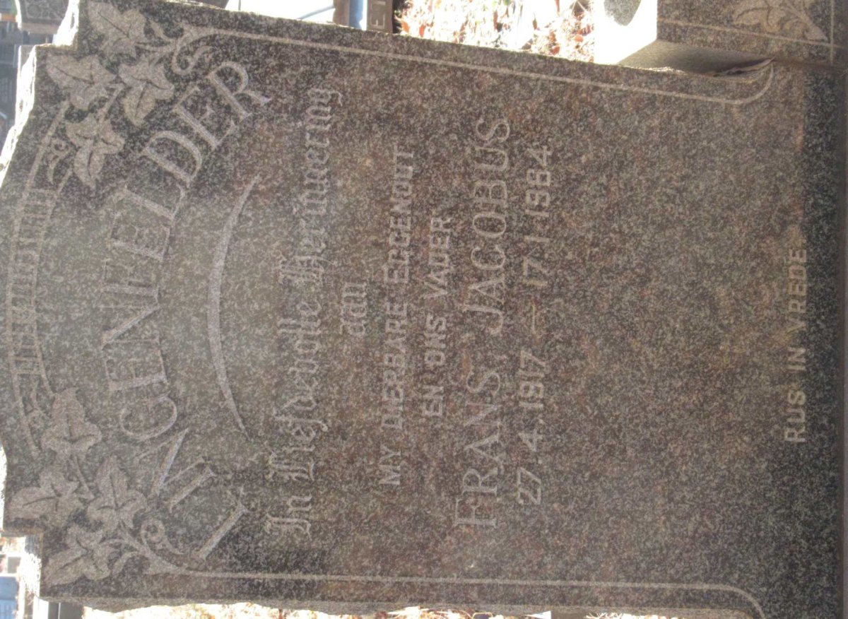 LINGENFELDER Frans Jacobus 1917-1964