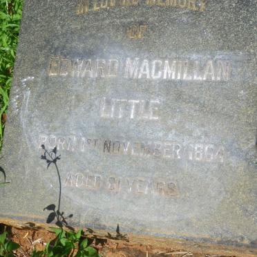LITTLE Edward Macmillan 1864-