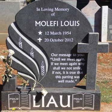 LIAU Molefi Louis 1954-2012