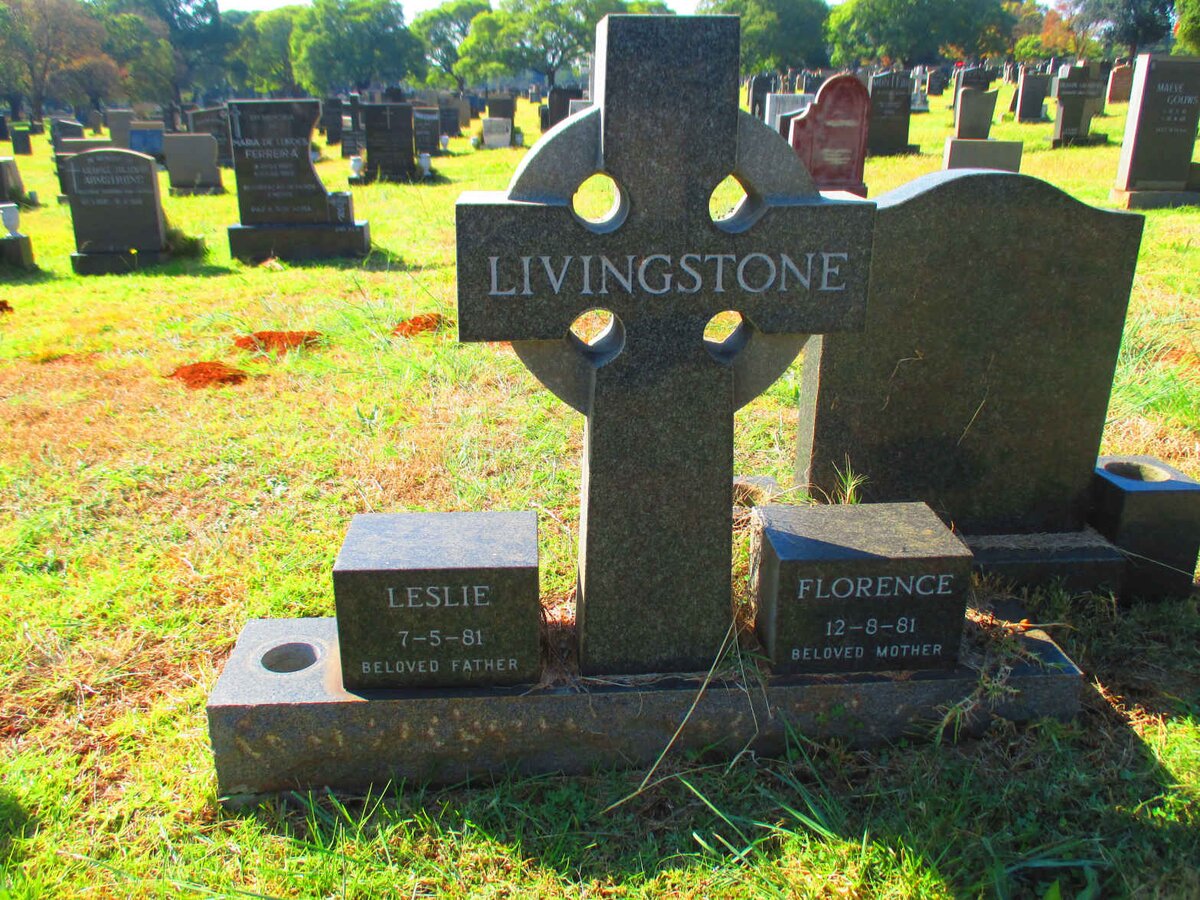 LIVINGSTONE Leslie -1981 &amp; Florence -1981