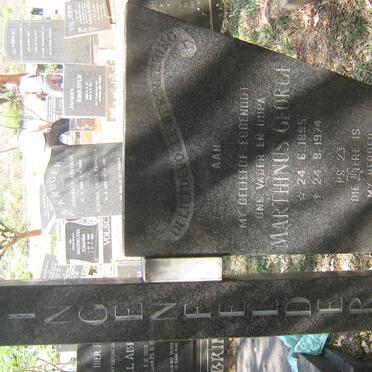 LINGENFELDER Marthinus George 1895-1974