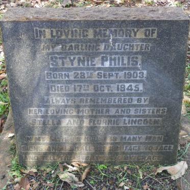 LINCOLN Stynie Philis 1903-1945