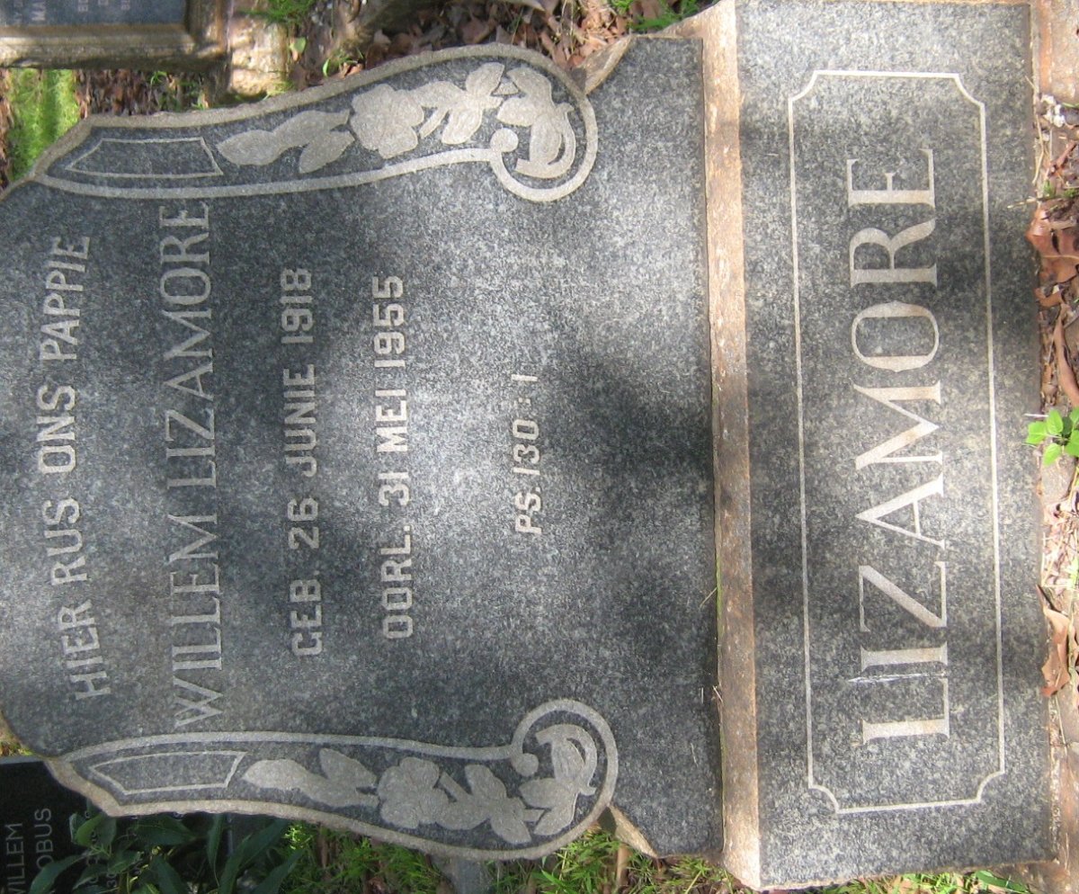 LIZAMORE Willem 1918-1955