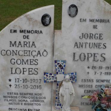 LOPES Jorge Antunes 1934-1993 :: LOPES Maria Conceiçaõ Gomes 1937-2016