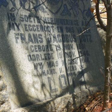 LOTZ Frans Jacobus 1891-1946