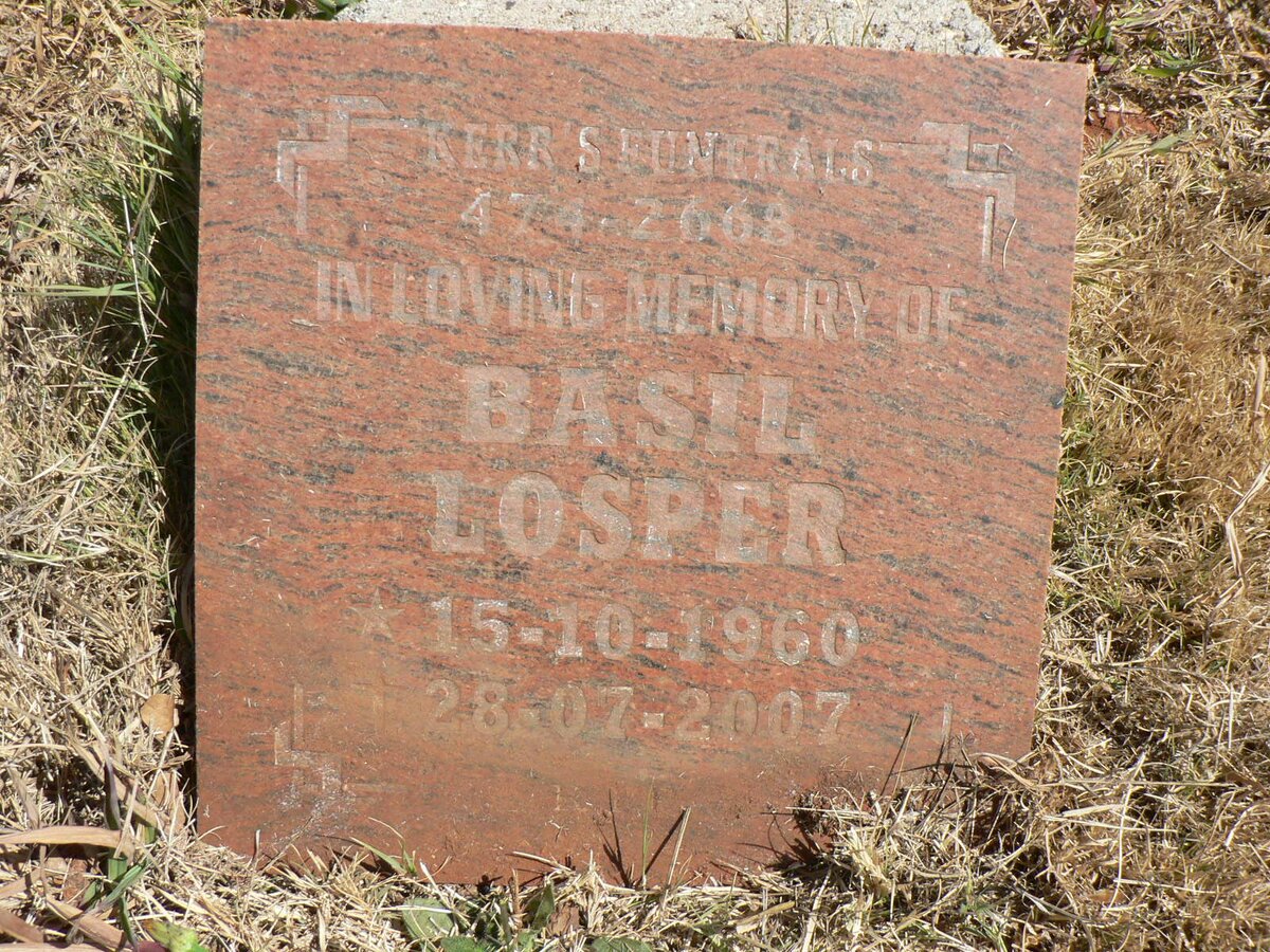 LOSPER Basil 1960-2007