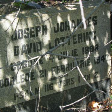 LOTTERING Joseph Johannes David 1898-1947