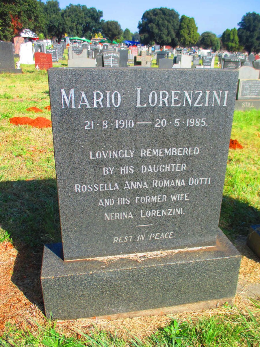 LORENZINI Mario 1910-1985