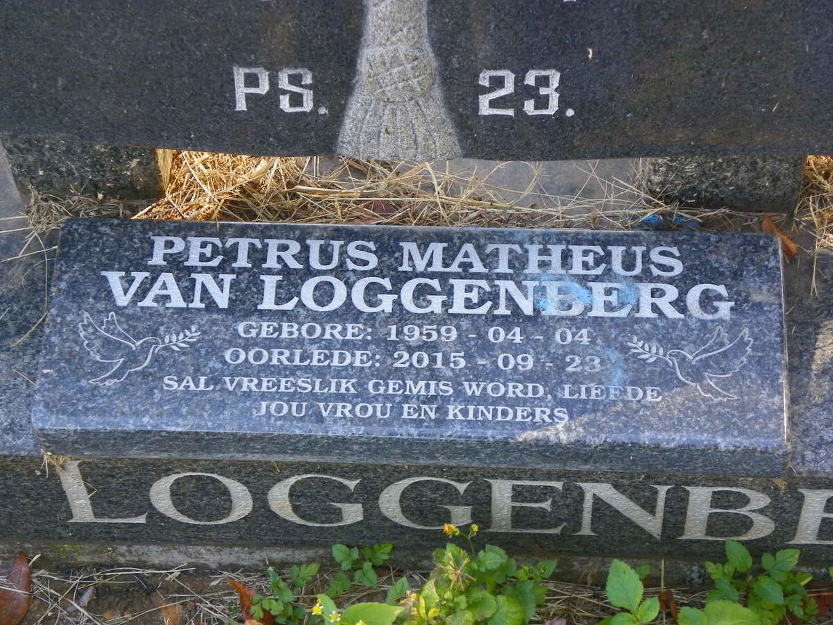 LOGGENBERG Petrus Matheus, van 1959-2015