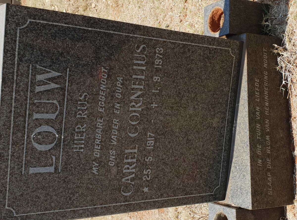 LOUW Carel Cornelius 1917-1973