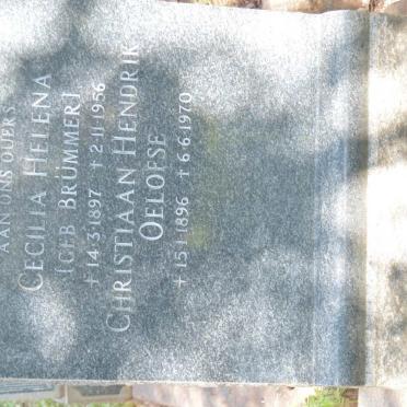 LOUW Christiaan Hendrik Oelofse 1896-1970 &amp; Cecilia Helena BRUMMER 1897-1956