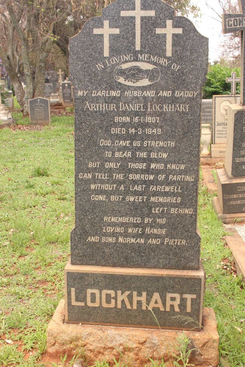 LOCKHART Arthur Daniel 1907-1949