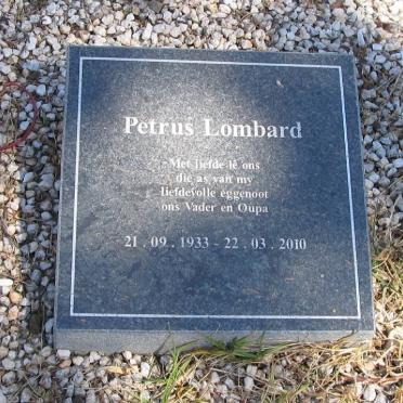 LOMBARD Petrus 1933-2010