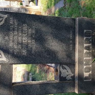 LOMBARD Andries Louis 1898-1959