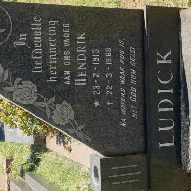 LUDICK Hendrik 1913-1968