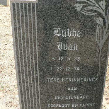 LUBBE Ivan 1936-1974