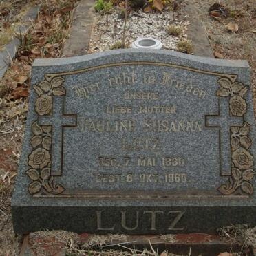 LUTZ Pauline Susanna 1880-1960