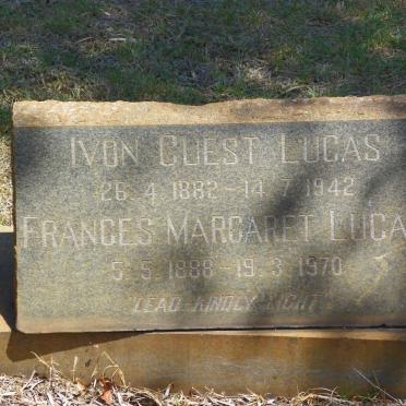 LUCAS Ivon Guest 1882-1942 &amp; Frances Margaret 1888-1970