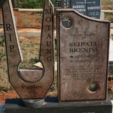 MACHITJE Seipati Brenda 1976-2016