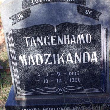 MADZIKANDA Tangenhamo 1995-1995