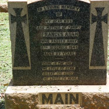 MAIN Frances Adah -1945