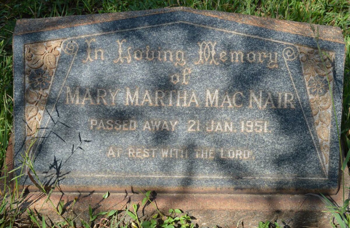 MacNAIR Mary Martha -1951