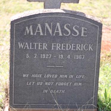 MANASSE Walter Frederick 1927-1967