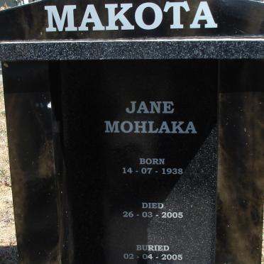 MAKOTA Jane Mohlaka 1938-2005