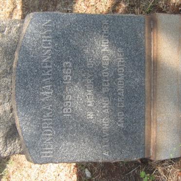 MAAKENSCHYN Hendrika 1895-1963