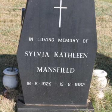 MANSFIELD Sylvia Kathleen 1925-1982