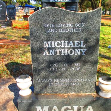 MAGUA Michael Anthony 1981-2008