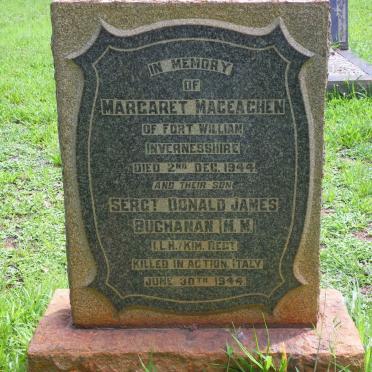 MACEACHEN Margaret -1944 :: BUCHANAN Donald James -1944
