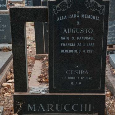 MARUCCHI Augusto 1883-1961 &amp; Cesira 1903-1972