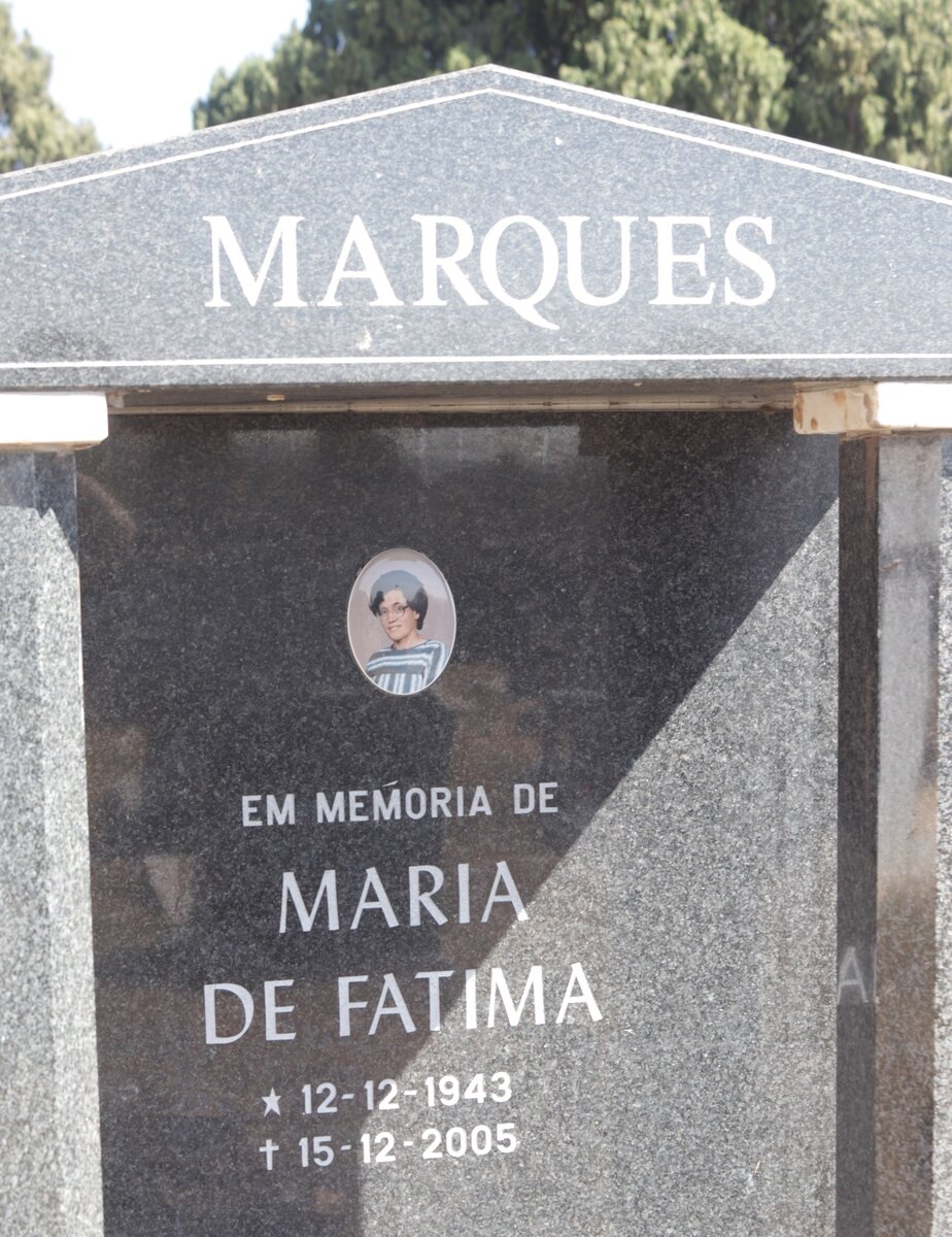 MARQUES Maria De Fatima 1943-2005