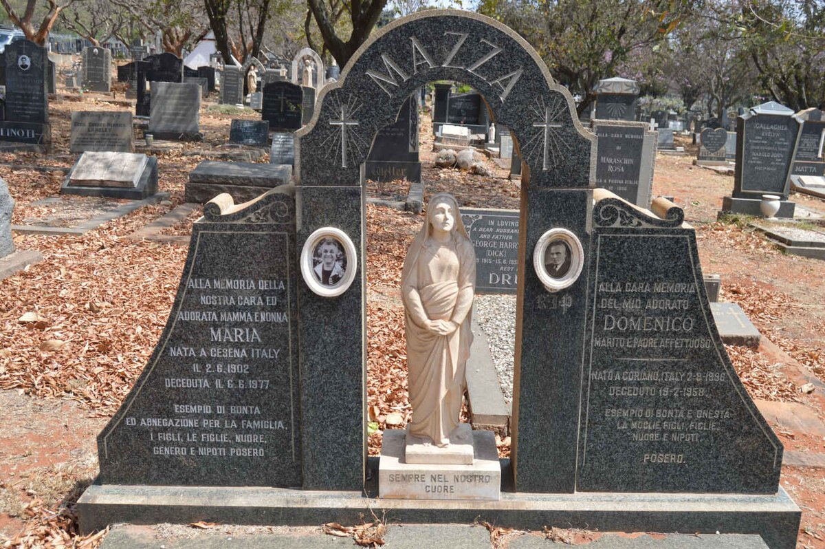 MAZZA Domenico 1896-1958 &amp; Maria 1902-1977