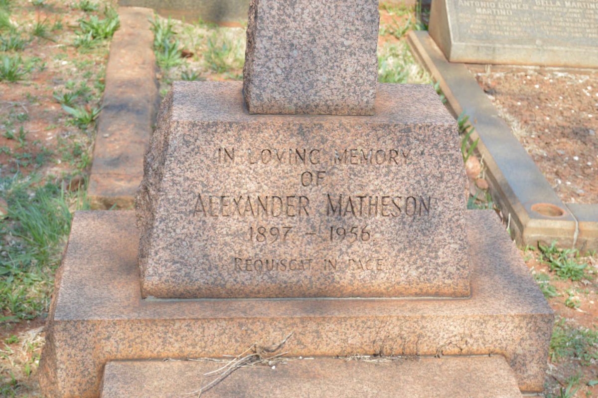 MATHESON Alexander 1897-1956