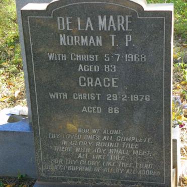 MARE Norman T.P., de la -1968 &amp; Grace -1976