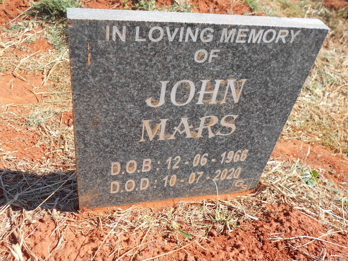 MARS John 1966-2020