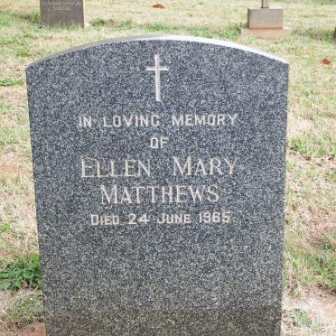 MATTHEWS Ellen Mary -1965