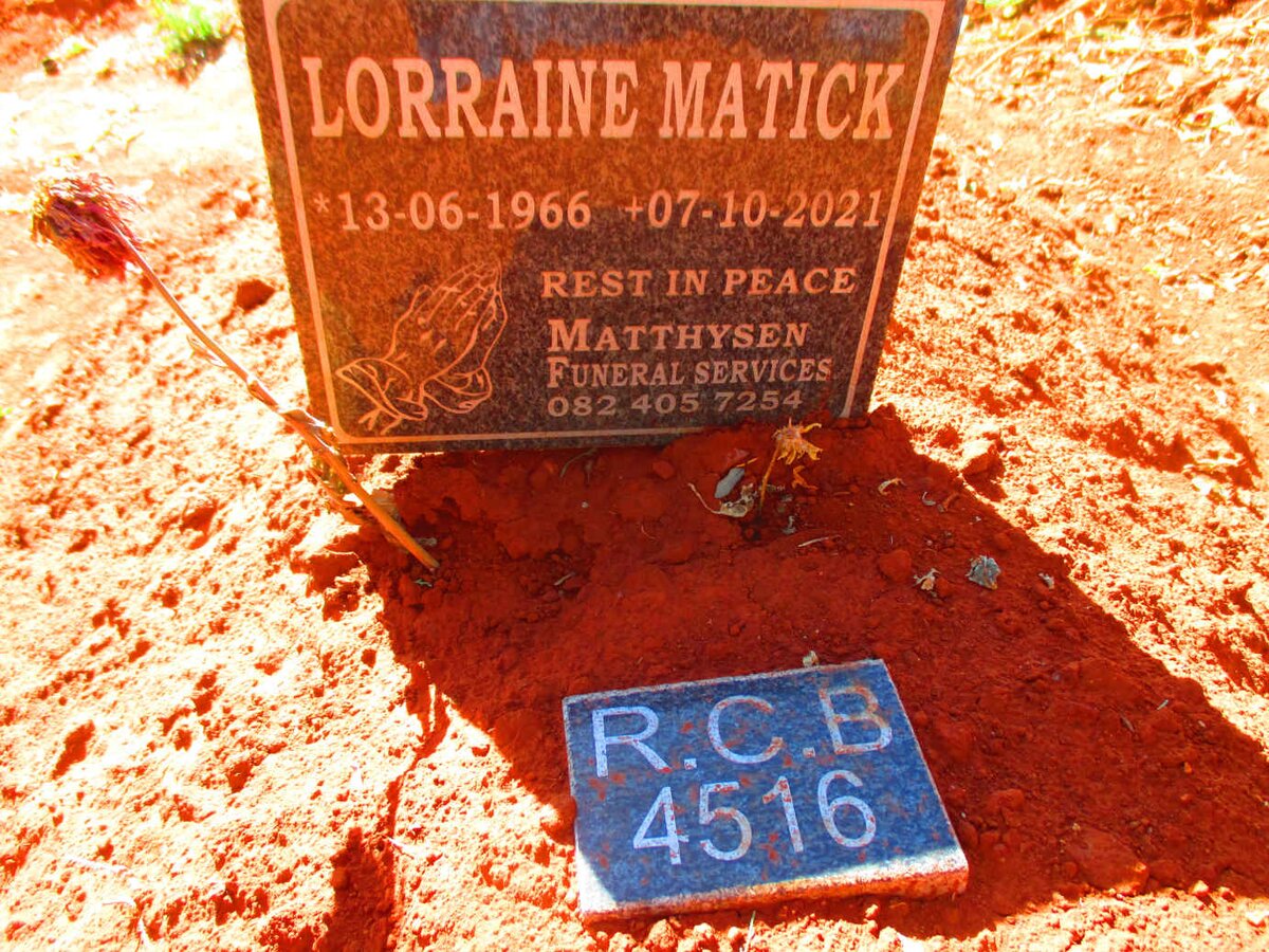 MATICK Lorraine 1966-2021