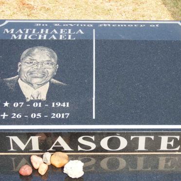 MASOTE Matlhaela Michael 1941-2017