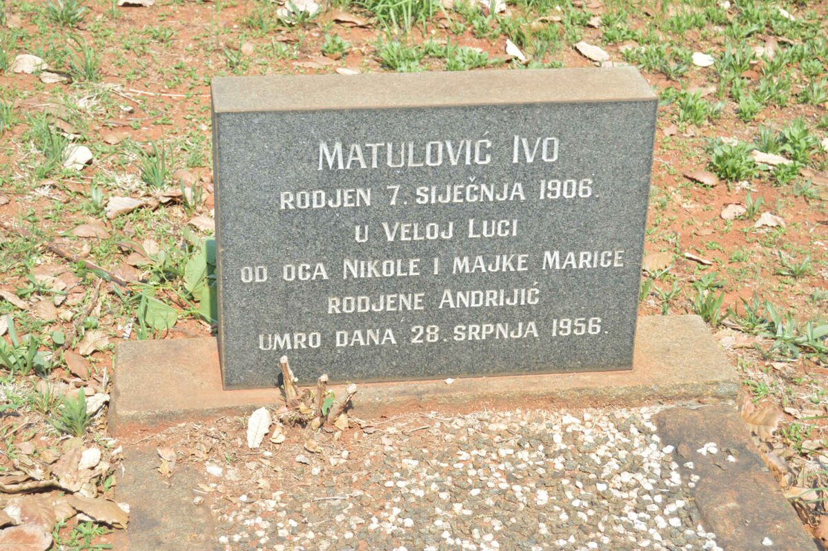 MATULOVIC Ivo 1906-1956