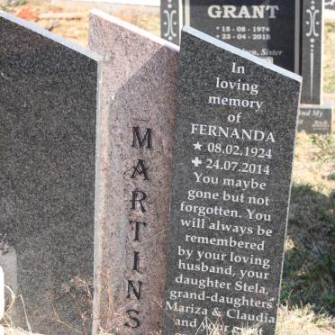 MARTINS Fernanda 1924-2014