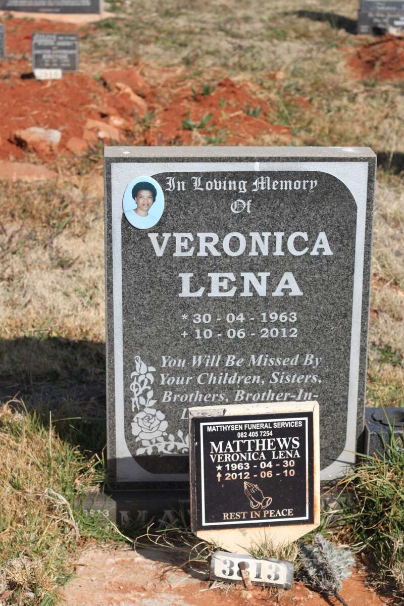 MATTHEWS Veronica Lena 1963-2012