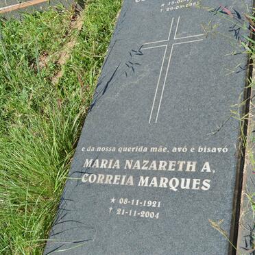 MARQUES Tomaz P.G., CORREIA 1926-1983 &amp; Maria Nazareth A. 1921-2004