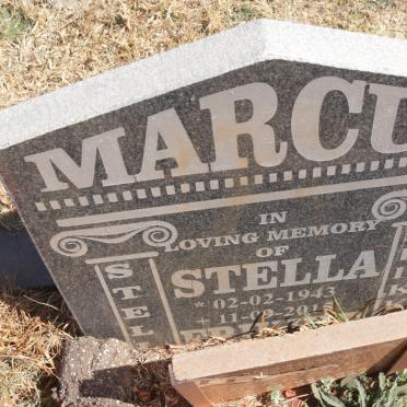 MARCUS Frikkie 1945-2007 &amp; Stella 1943-2015