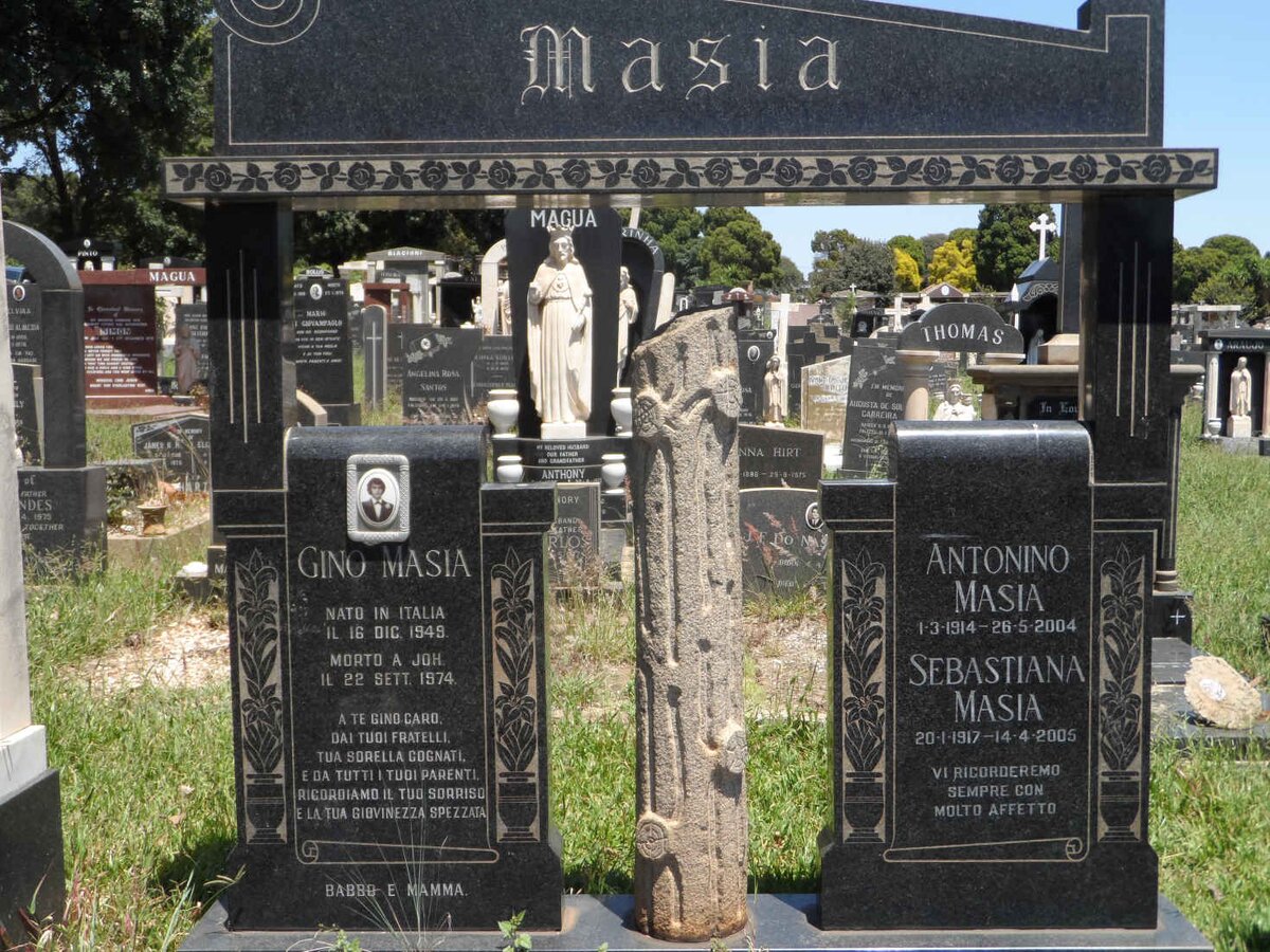 MASIA Antonino 1914-2004 &amp; Sebastiana 1917-2005 :: MASIA Gino 1949-1974