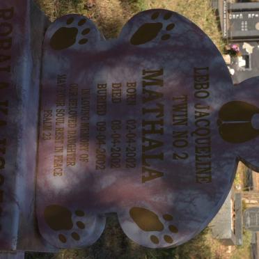 MATHALA Lebo Jacqueline 2002-2002