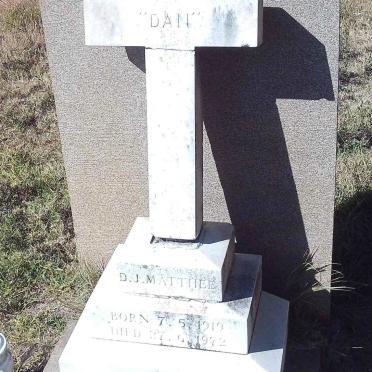 MATTHEE D.J. 1919-1972